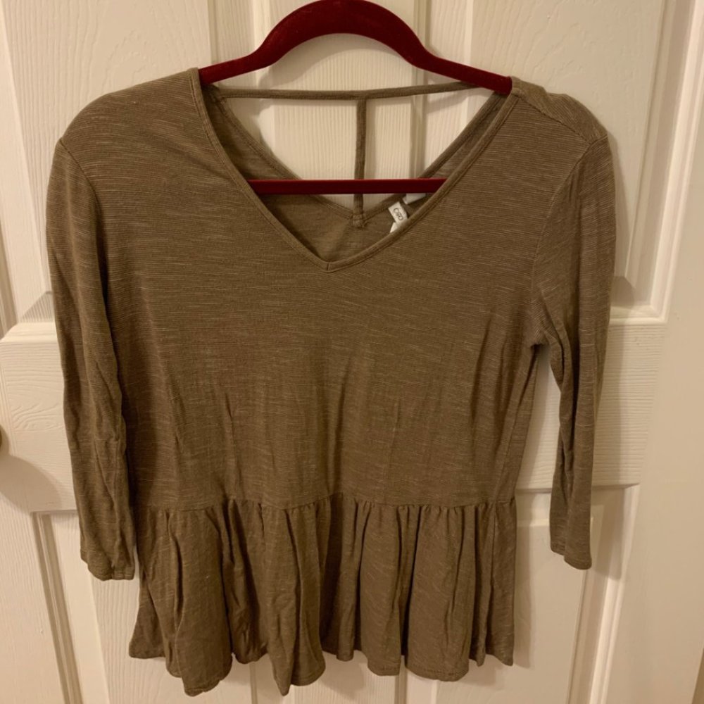 Olive Green Cato Top